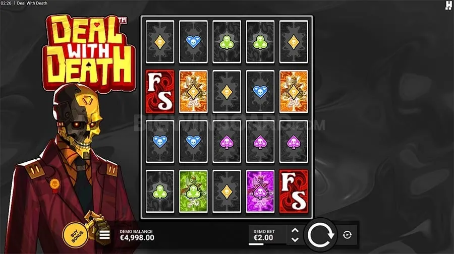 futuristic online casino interface with vibrant graphics